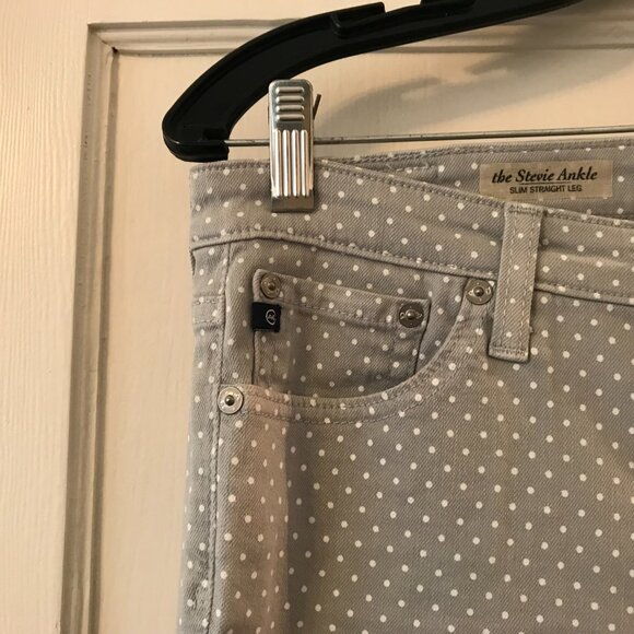 Anthropologie | AG The Stevie Ankle Spotted Jeans 28 - Picture 4 of 11